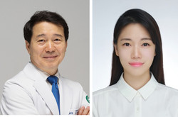 ◇(왼쪽부터)손창규 교수, 김슬기 한의사.